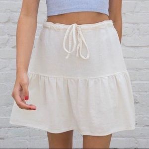 Brandy Melville white/cream kenzo skirt